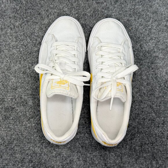 Nike Court Royale AC Canvas Shoes Women's 6 White Topaz Gold Athletic Sneakes - Picture 8 of 11